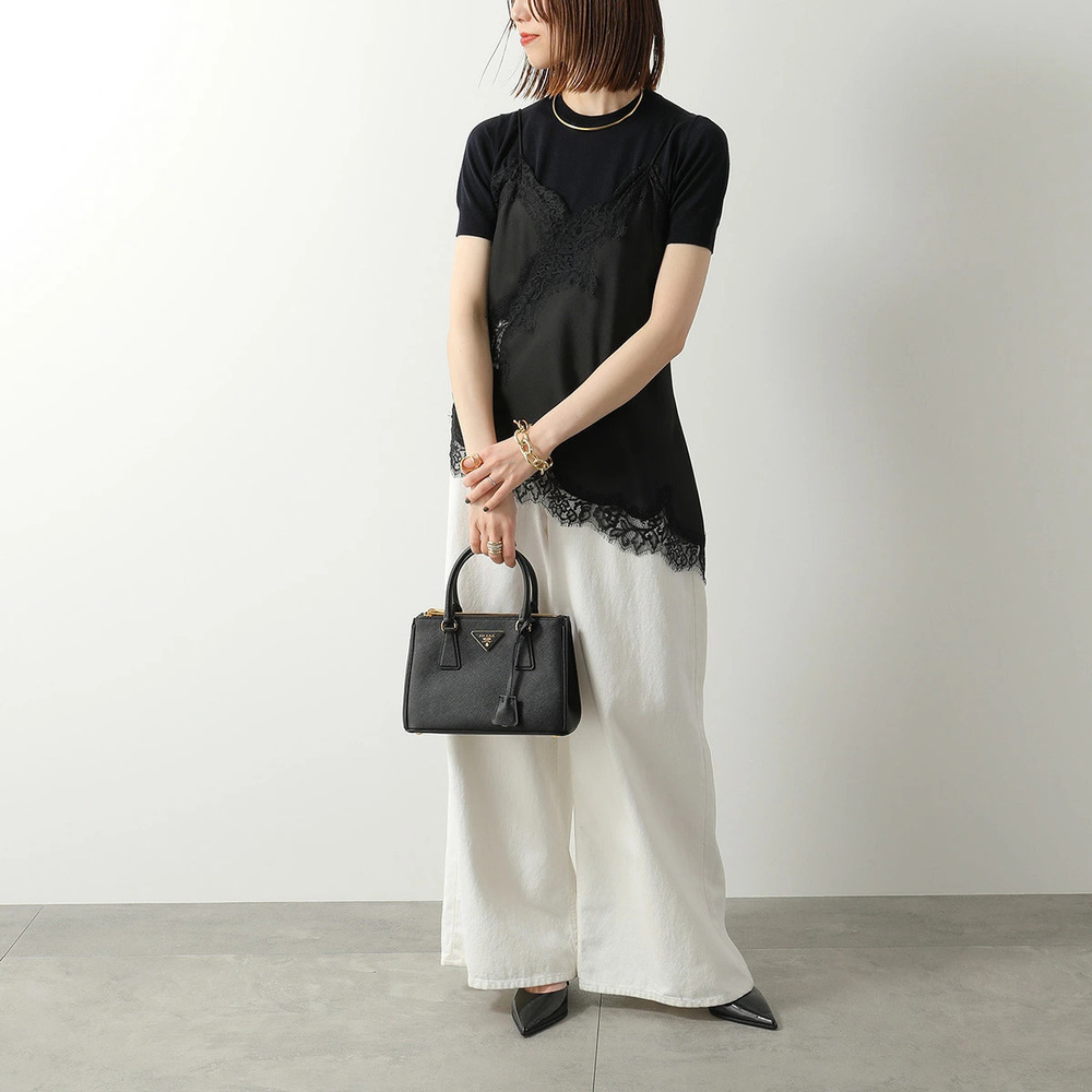 Prada Galleria Handbag EOO NZV Shoulder Bag Nero Black